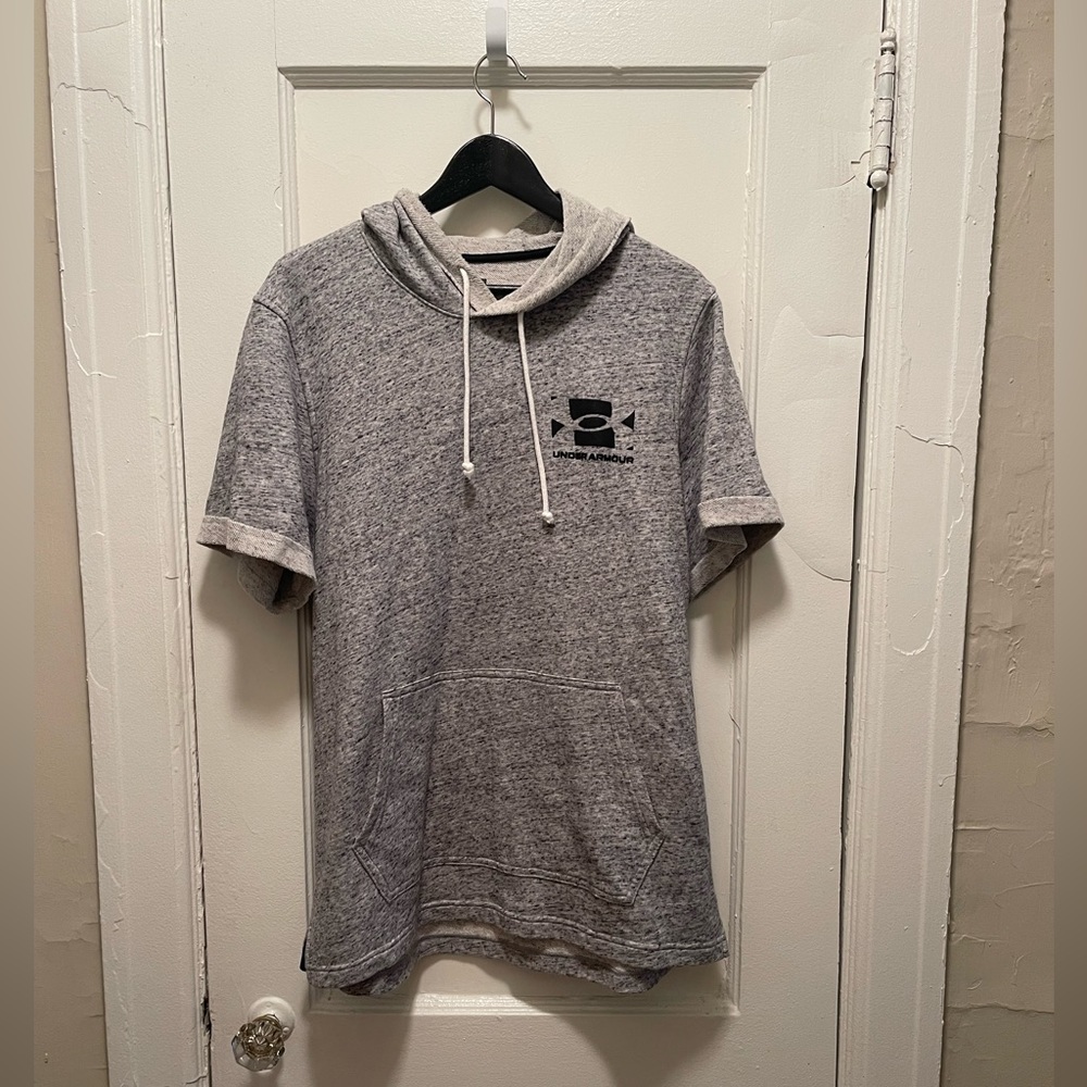 Under Armour Reverse Logo Short Sleeve Hoodie